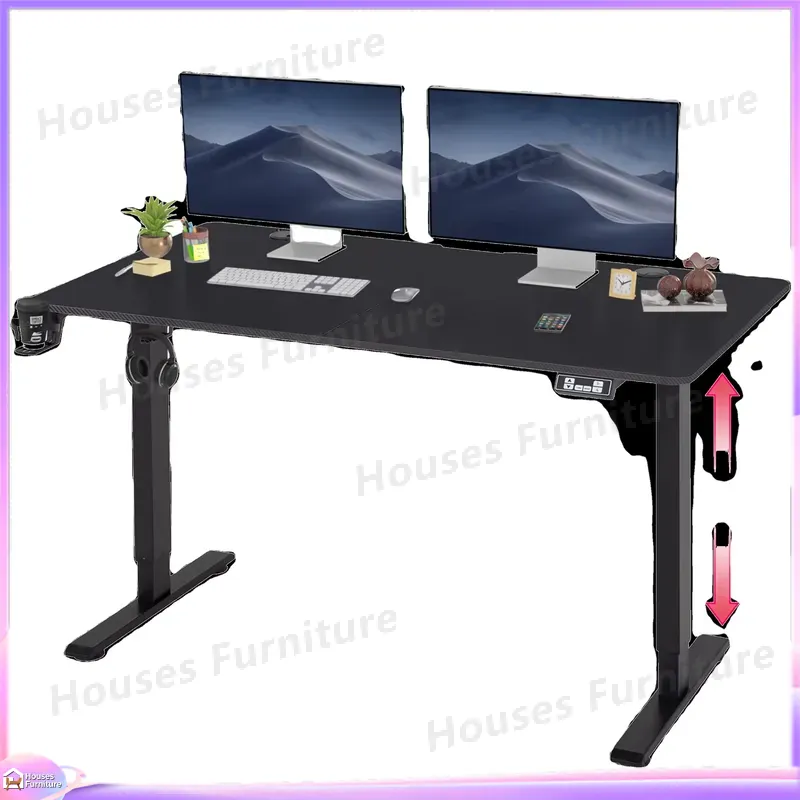 Desk Setup L Shaped - Büyük Oyun Bilgisayarı Masası, RGB LED