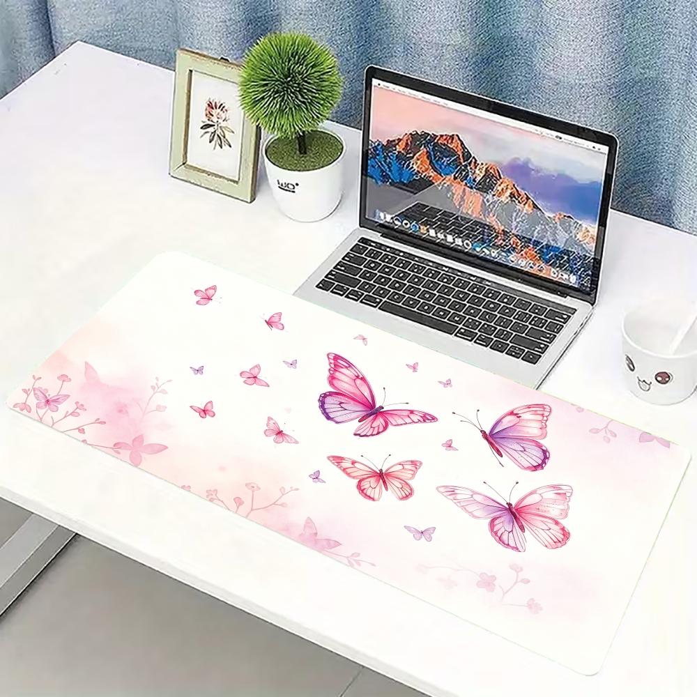 Sulu Boya Pembe Kelebek Desenl - Desk Setup Pc And Laptop incelemesi ve fiyatı