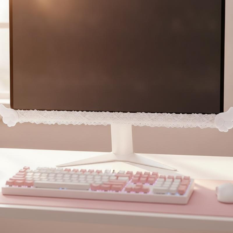 Renkli Dantel Monitör Kenar Sü - Setup Desk Monitor incelemesi ve fiyatı